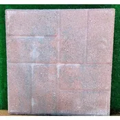 16 in. Square Step Stone, Brickface Antique