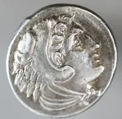 Greek-Mecedonia 33-323 BCC Alexandar II Tetradrachm A3624