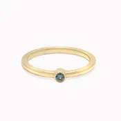 Alexandrite Birthstone Stack Ring