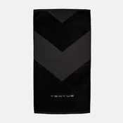 Stripe Oversized Golf Towel Black