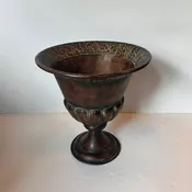 Large Rustic Metal Urns — Milestones