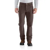 Carhartt Mens Rugged Flex Rigby 5 Pocket Work Pant | Dark Coffee
