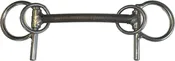1/2″ Machine Thread Mullen 4-Ring Half Cheek Bit