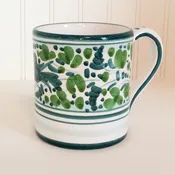 Green Arabesco Mug