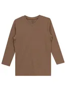 24/7 Wide Rib V-Neck 3/4 Sleeve Tee