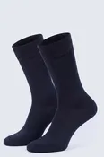 2-Pack Navy Socket Bamboo Socks