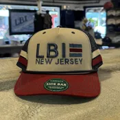 LBI | Adult Legacy Adjustable Side Bar Trucker Hat with Town Name — BREEZIN' UP