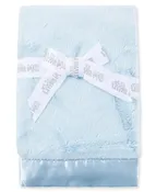 Plush Stroller Blanket in Blue