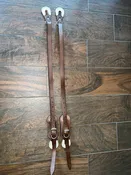 Adult Leather Boot Tie Straps 3/4" x 54" - Master Bulls Brazilian Made