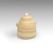A Biblical "Beehive" Alabaster Jar and Lid, Hellenistic - early Roman Period, ca. 3rd century BCE - 1st century CE