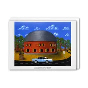Arcadia Round Barn Greeting Card