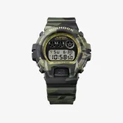 casio g-shock digital 6900 series watch (camo/gold)
