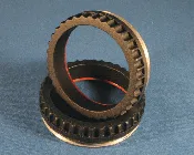 Lens Rings - Grooved, Black Powder Coated (set)