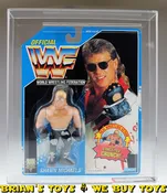 1994 Hasbro WWF Series 10 Blue Card Shawn Michaels Black Tights Action Figure AFA 75 EX+/NM (C75 B85 F85) #19550089
