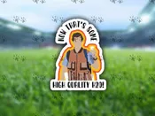 The Red Otter - Now Thats Some High Quality H20 Sticker, Waterboy Sticker, Adam Sandler, Funny Sticker, Water Bottle, Cooler, Decal, Vinyl, Free Shipping