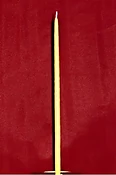 10 Inch Hand Dipped Beeswax Candle