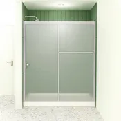 1100 Series Chrome Framed Obscure Glass Shower Door 44-1/2″ to 47-1/2″ W X  67-3/4″ H