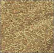 10/o Delica DBM 0331 Matte Metallic Bright Yellow Gold 24k