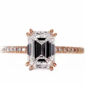 Alaia 1ct Emerald Cut Diamond Engagement Ring