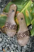 Aria B Rose Gold Sandals