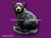 24″ BLACK SITTING BEAR CUB