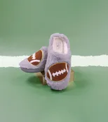 . Fuzzy Football Slippers