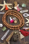 10mm Sandalwood: 108 Aromatic Bead Mala