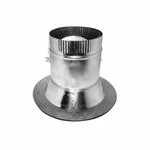 10" BELLMOUTH W/DAMPER & 2" SO