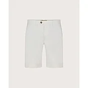 Bermuda in twill di cotone bianco