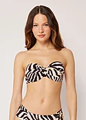 Bandeau Bikinitop Savannah Zebra