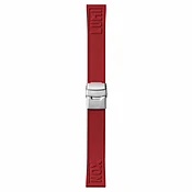 Cut-to-Fit Rubber Watch Strap, 22 mm, Red