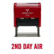 2nd Day Air Self Inking Rubber Stamp