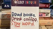 Read Books, Stay Weird Vinyl Sticker :-)