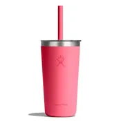 20 OZ ALL AROUND TUMBLER CLEAR STRAW LID