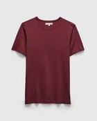 1950s "Good Originals" 5.5oz Loopwheel T-Shirt in Burgundy
