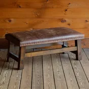 Shire Ottoman in Winchester Coffee Bean