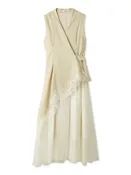 Asymmetric Lace Panel Dress