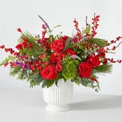 Big Red Bow Bouquet