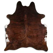 9 Ft X 7 Ft Genuine Brazilian Cowhide Skin Rug by Hilason | Hair-On Leather Home Décor Carpet
