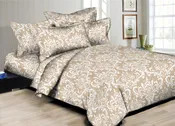 Deluxe Damask Taupe Duvet Cover Set