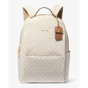 Michael Kors Medium Backpack Sable - Vanilla with Acorn