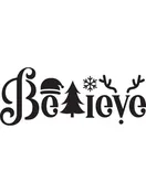 Believe - Stencil