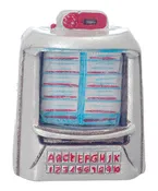1950's Table Top Jukebox, Silver