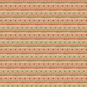 Fabric 3 Wishes Tan Iced Candy Stripe Very Merry Gingerbread by the Quarter Yard 24616-TAN