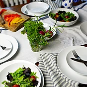 Bianco 6 Piece Salad Plate Set