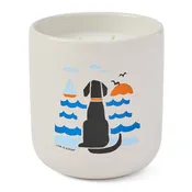 Dog Watching the Sea 11.5oz Ceramic Candle