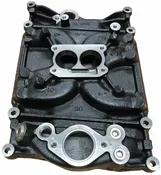 4.3L, 262 CID 2 barrel Vortec Marine Intake Manifold Assembly. Replaces Mercruiser 824324T02, Volvo Penta 3855805