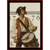 1776 - J.C. Leyendecker pdf counted cross stitch pattern