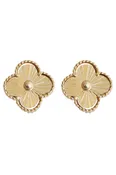 0.25 In Ear Clover Gold