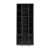 Admont Bookcase and Ladder - Worn Black